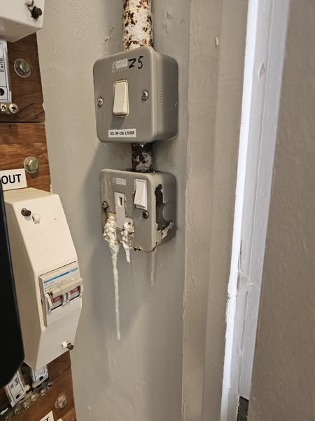 Water Damaged Socket